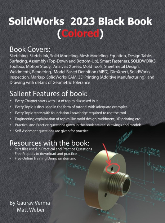 Carte SolidWorks 2023 Black Book Matt Weber