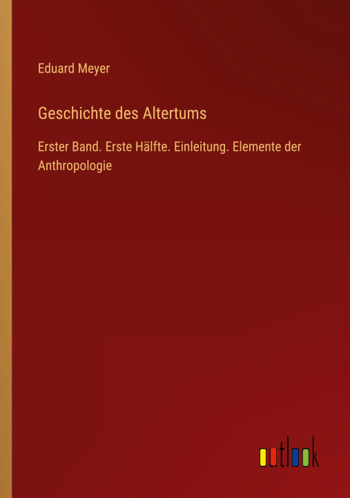 Knjiga Geschichte des Altertums Eduard Meyer
