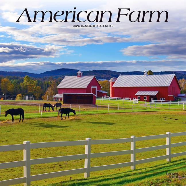 Kalendář/Diář American Farm 2024 Square 