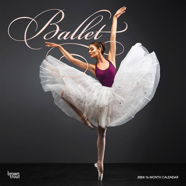 Naptár/Határidőnapló Ballet 2024 Square Foil 