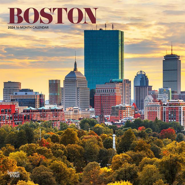Naptár/Határidőnapló Boston 2024 Square 