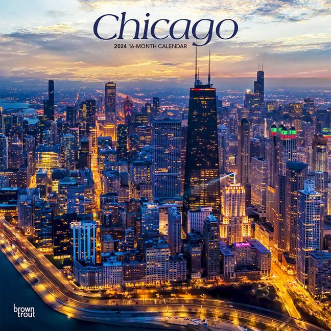 Kalendář/Diář Chicago 2024 Square 