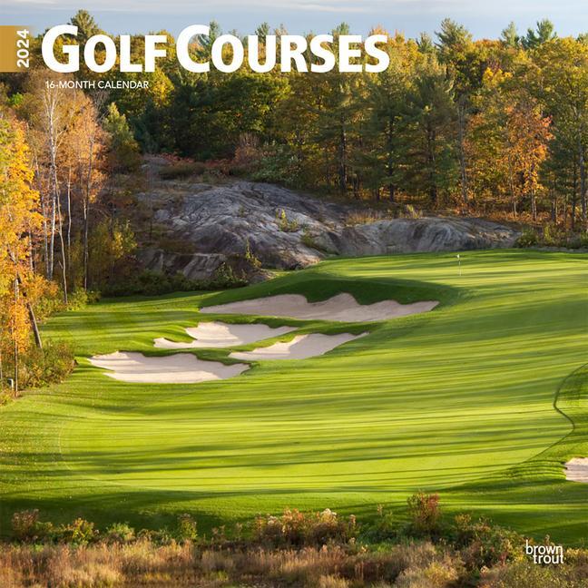 Naptár/Határidőnapló Golf Courses 2024 Square 