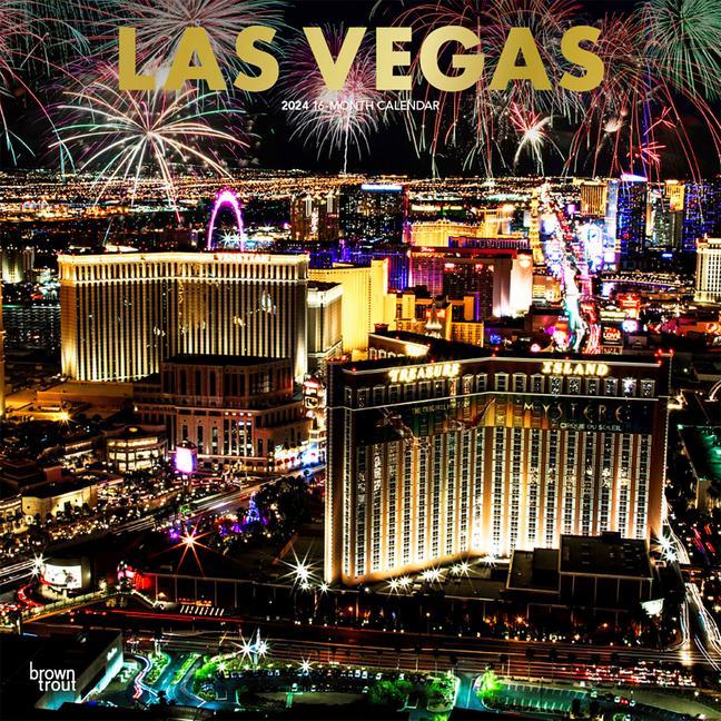 Kalendar/Rokovnik Las Vegas 2024 Square Foil 