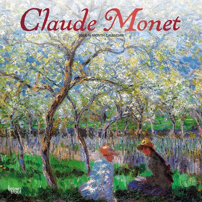 Kalendár/Diár Monet, Claude 2024 Square Foil 