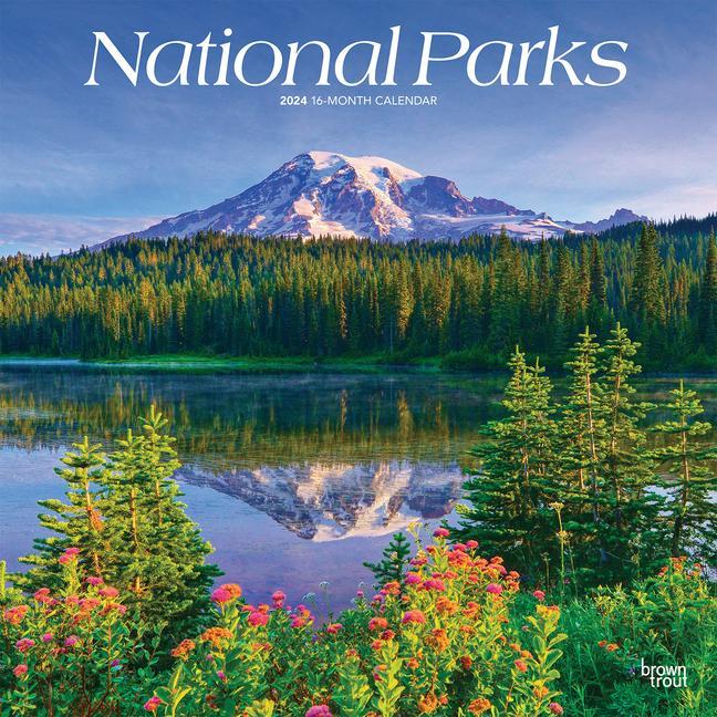 Naptár/Határidőnapló National Parks 2024 Square 