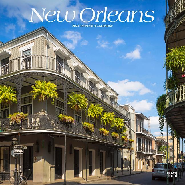 Календар/тефтер New Orleans 2024 Square 