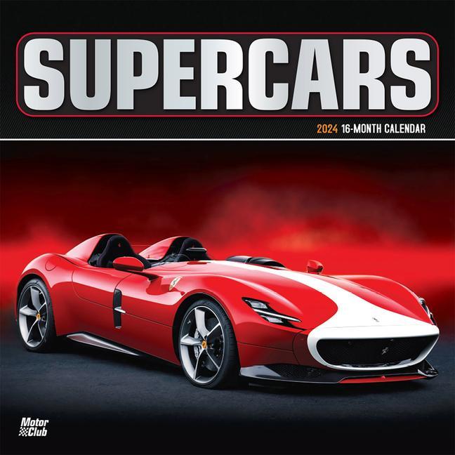 Календар/тефтер Supercars 2024 Square Motor Club 