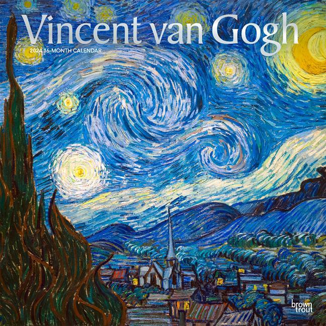 Kalendář/Diář Vincent Van Gogh 2024 Square Foil 