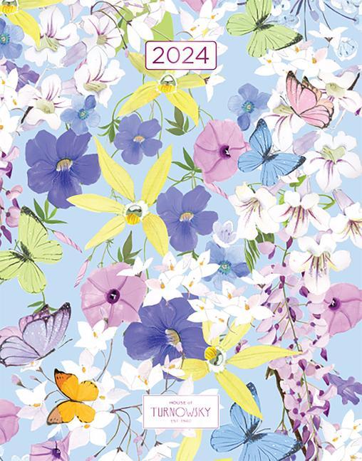 Naptár/Határidőnapló Turnowsky House of 2024 Desk Planner Flower Shop Two Foil 