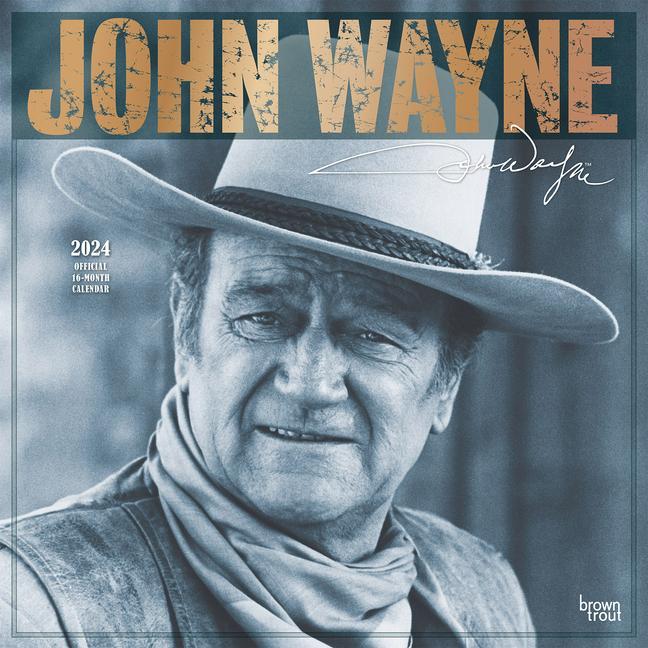 Kalendář/Diář John Wayne 2024 Square Foil 