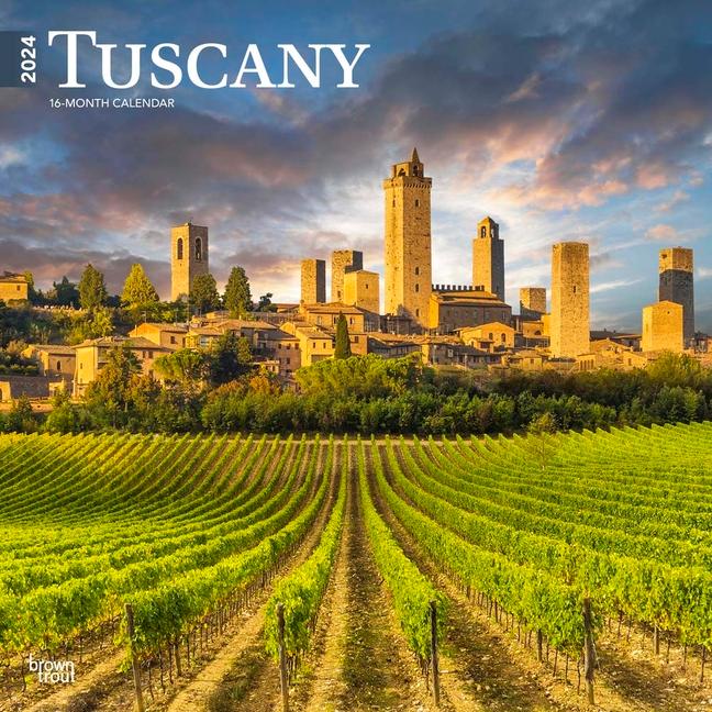 Calendar / Agendă Tuscany 2024 Square 