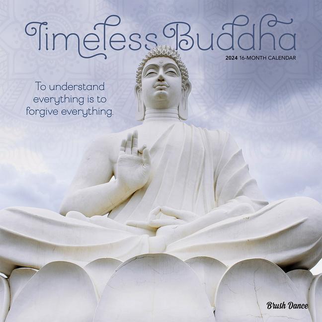 Calendar / Agendă Timeless Buddha 2024 Square Brush Dance 