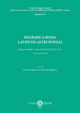 Kniha Migrare a Roma. Latini e altri popoli 