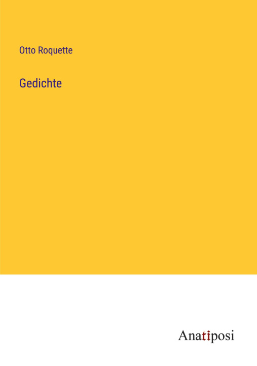 Книга Gedichte Otto Roquette
