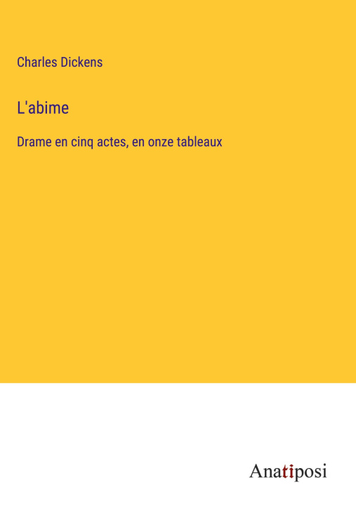 Knjiga L'abime Charles Dickens
