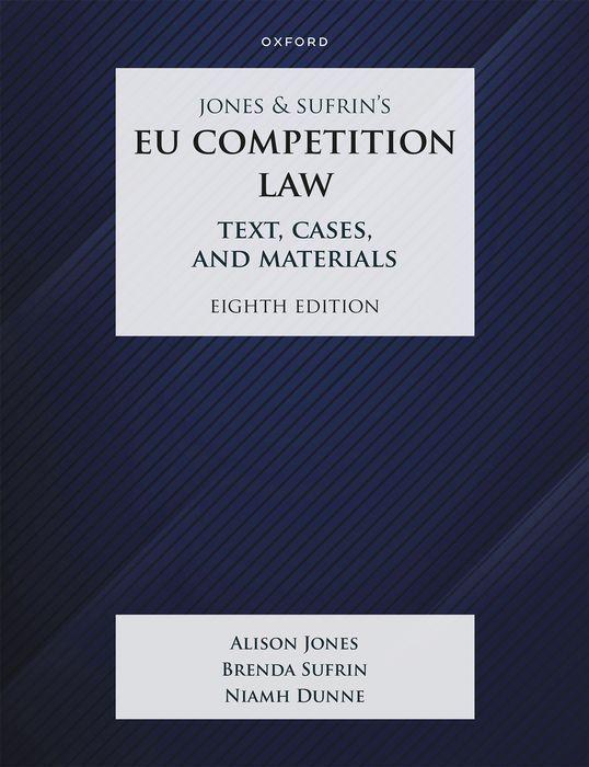 Книга Jones & Sufrin's EU Competition Law Text, Cases & Materials 8/e (Paperback) 