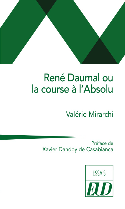 Könyv René Daumal ou la course à l'Absolu Mirarchi