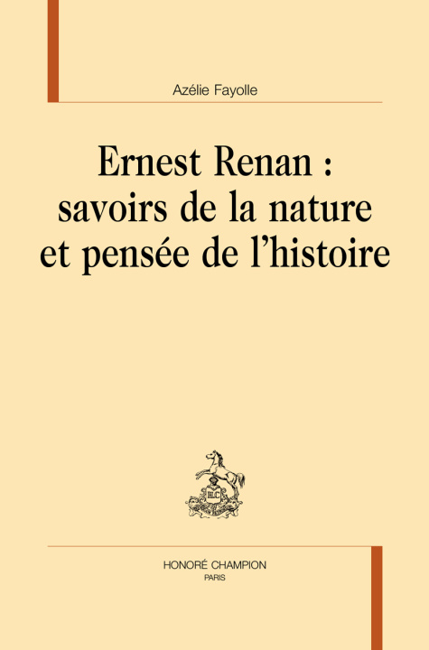 Kniha Ernest Renan Fayolle