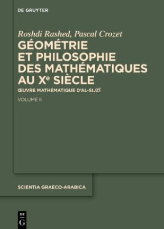 Könyv Géométrie et philosophie des mathématiques au Xe siècle Roshdi Rashed