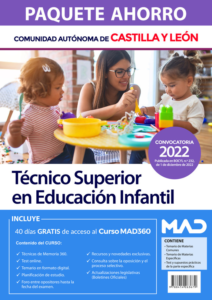Knjiga TECNICO SUPERIOR EDUCACION INFANTIL CASTILLA LEON 