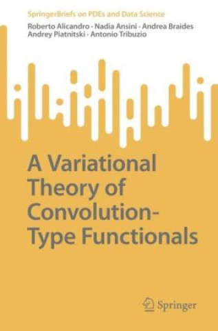 Book A variational theory of convolution- Type functionals Roberto Alicandro