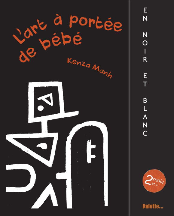 Book L'art à portée de bébé, noir et blanc Remadna