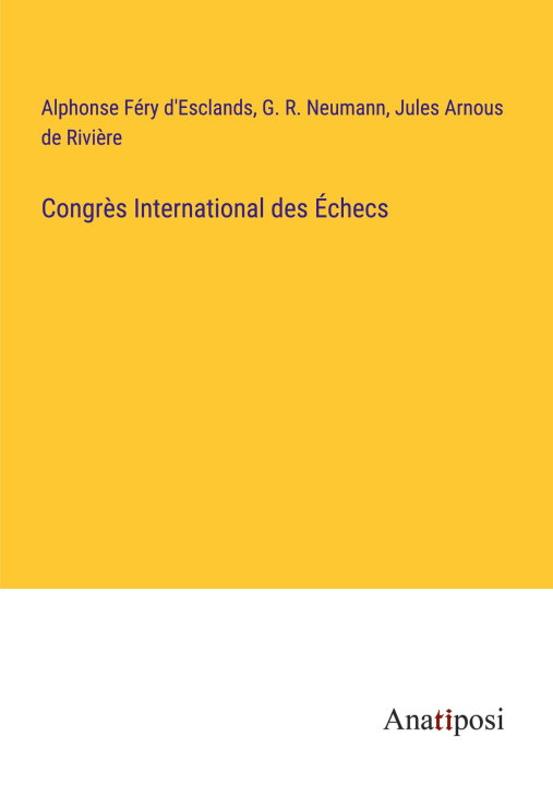 Carte Congr?s International des Échecs G. R. Neumann