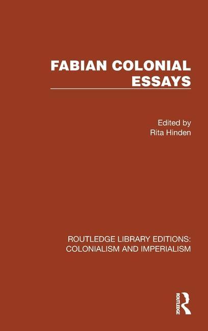 Boek Fabian Colonial Essays Rita Hinden