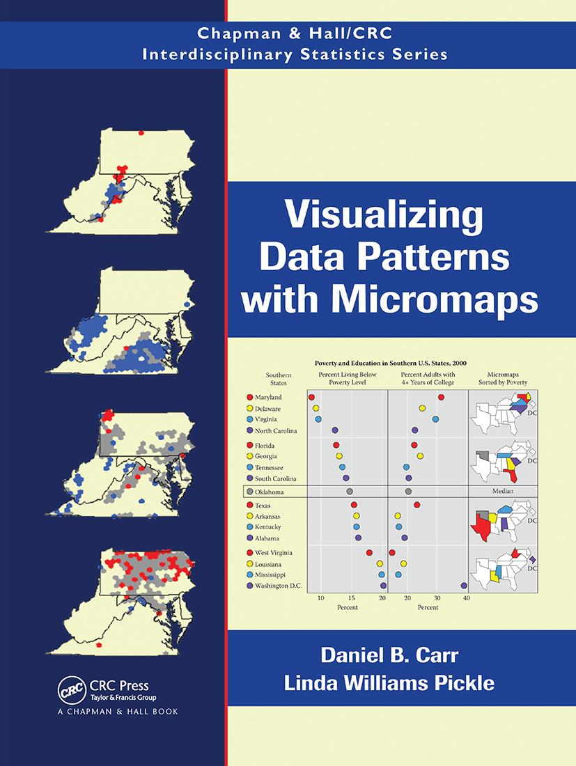 Knjiga Visualizing Data Patterns with Micromaps Daniel B. Carr