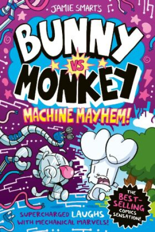 Book Bunny vs Monkey: Machine Mayhem Jamie Smart