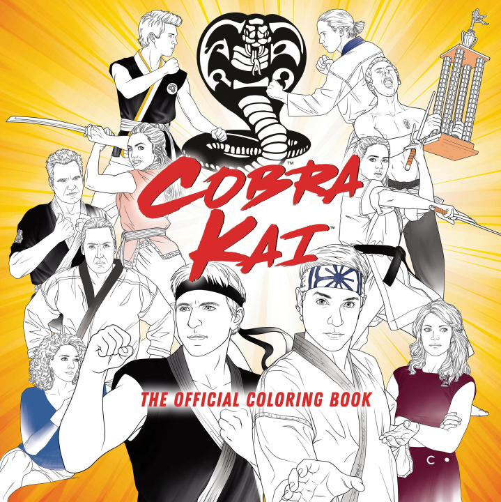 Knjiga Cobra Kai: The Official Coloring Book 