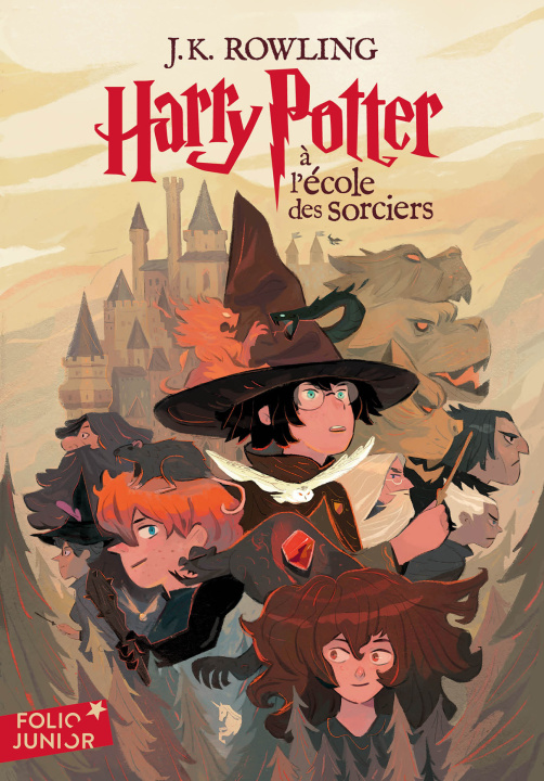 Książka Harry Potter à l'école des sorciers Rowling