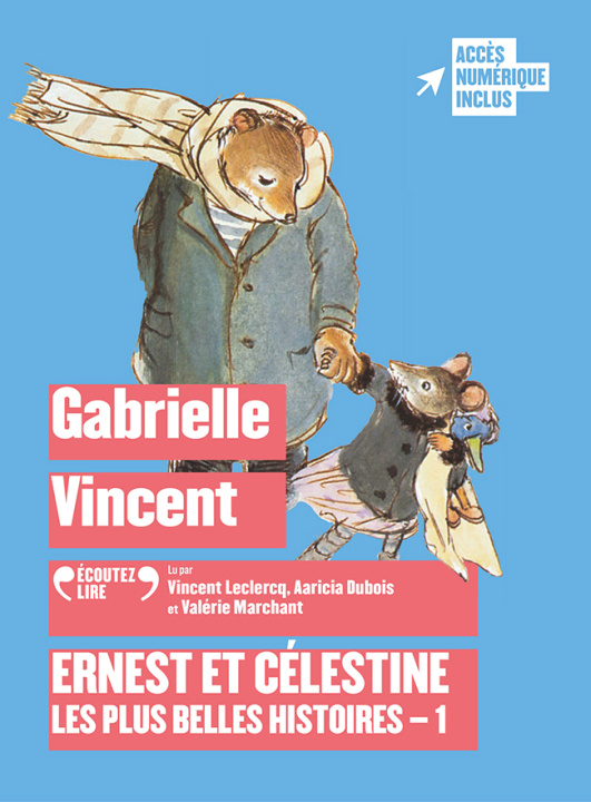 Audio Ernest et Célestine - Compilation audio 1 CD (tp) Vincent