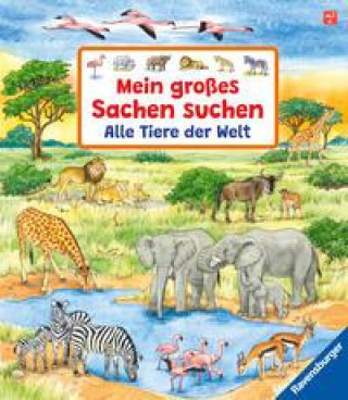 Carte Mein großes Sachen suchen: Alle Tiere der Welt Susanne Gernhäuser