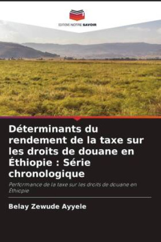 Kniha Déterminants du rendement de la taxe sur les droits de douane en Éthiopie : Série chronologique 