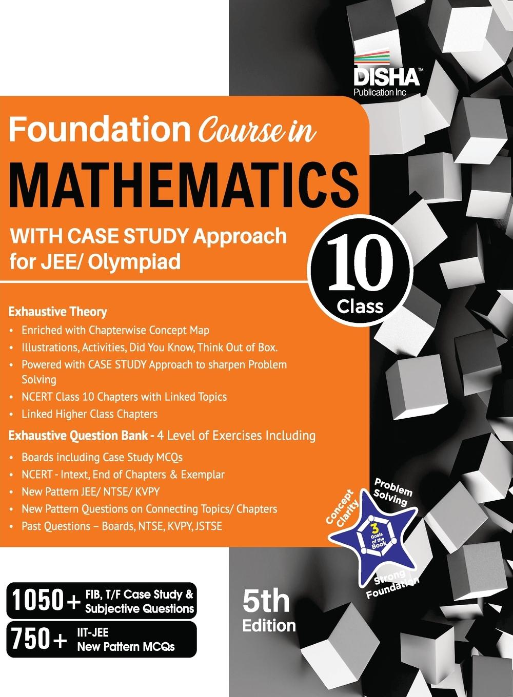 Boek Foundation Course in Mathematics for JEE/ Olympiad Class 10 with Case Study Approach - 5th Edition Disha Experts