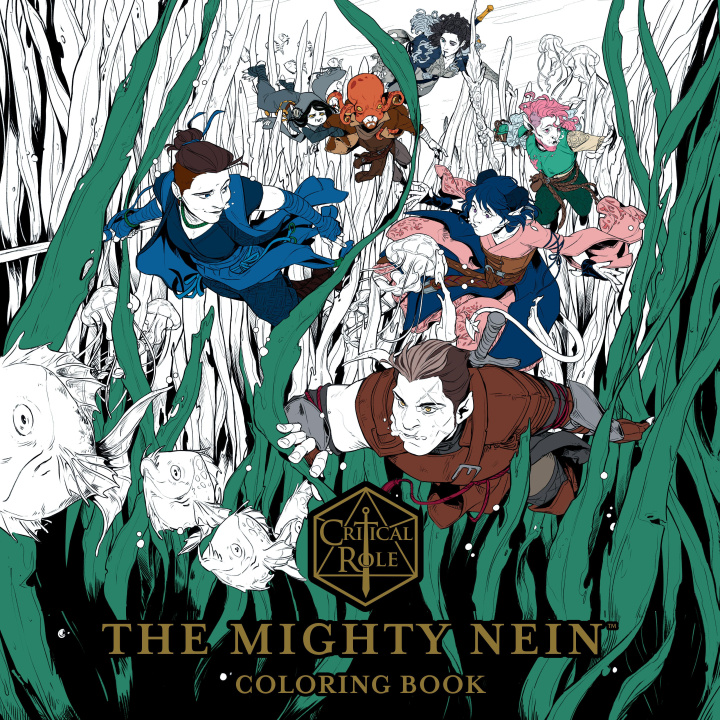 Книга Critical Role: The Mighty Nein Coloring Book 