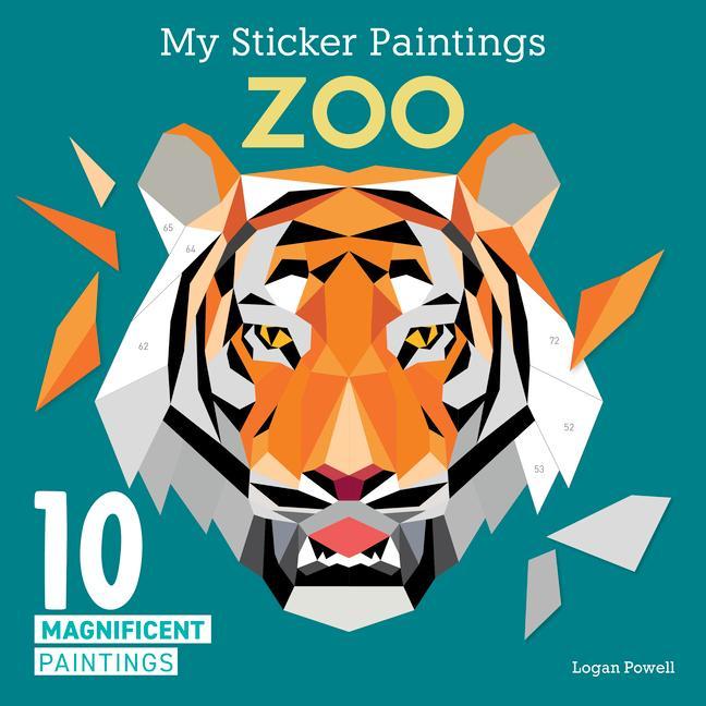 Kniha My Sticker Paintings: Zoo: 10 Magnificent Paintings 