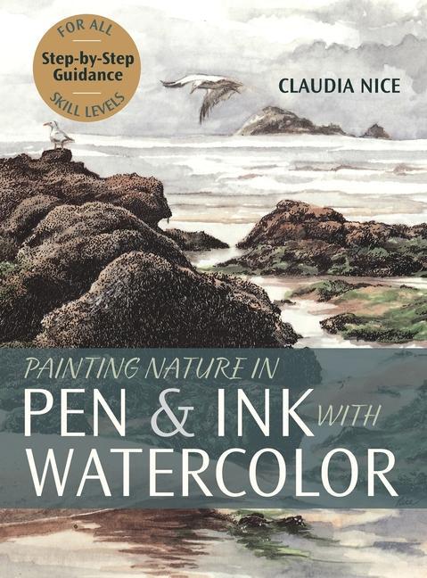 Carte Painting Nature in Pen & Ink with Watercolor 