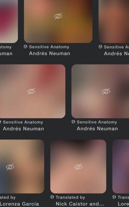 Buch Sensitive Anatomy Nick Caistor