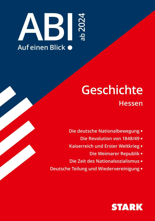 Könyv STARK Abi - auf einen Blick! Geschichte Hessen ab 2024 