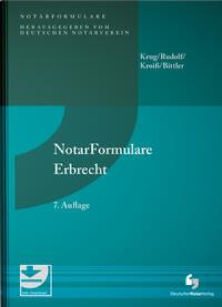 Boek NotarFormulare Erbrecht Walter Krug