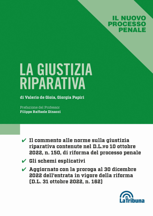 Carte giustizia riparativa Valerio De Gioia