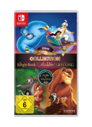 Digital Disney Classic Aladdin,Lion King,Jungle Book, 1 Nintendo Switch-Spiel 