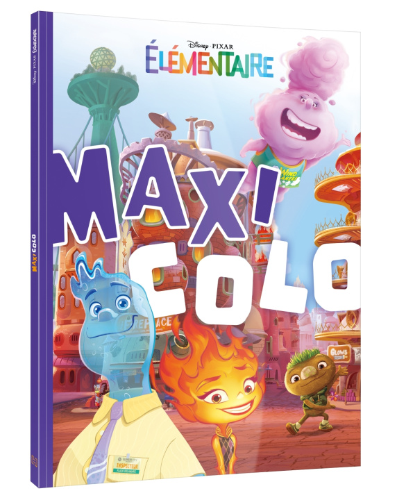 Carte ELEMENTAIRE - Maxi Colo - Disney Pixar 