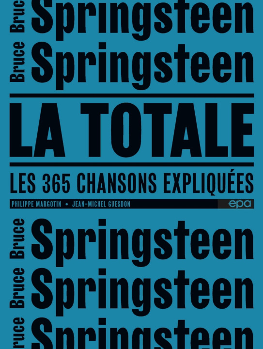 Kniha La Totale - Springsteen Jean-Michel Guesdon