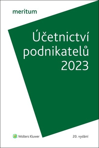 Книга meritum Účetnictví podnikatelů 2023 Ivan Brychta