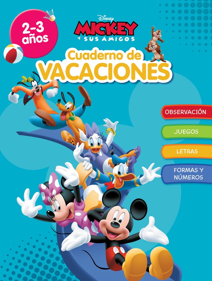 Kniha CUADERNO DE VACACIONES MICKEY 2 3 AÑOS APRENDO CON DISNEY Disney