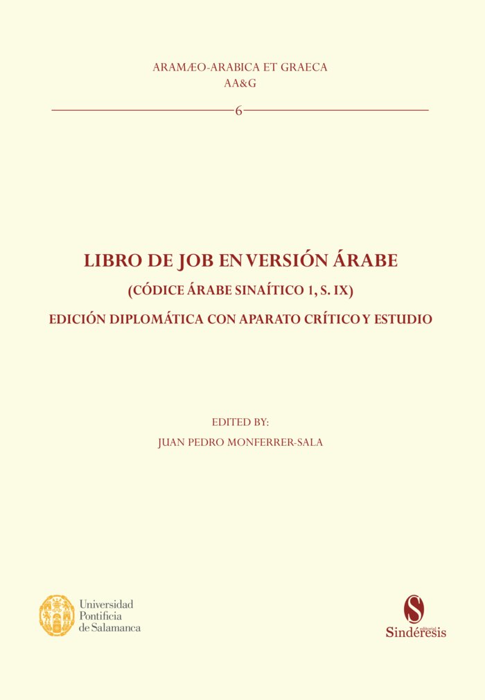Carte LIBRO DE JOB EN VERSION ARABE MONFERRER SALA
